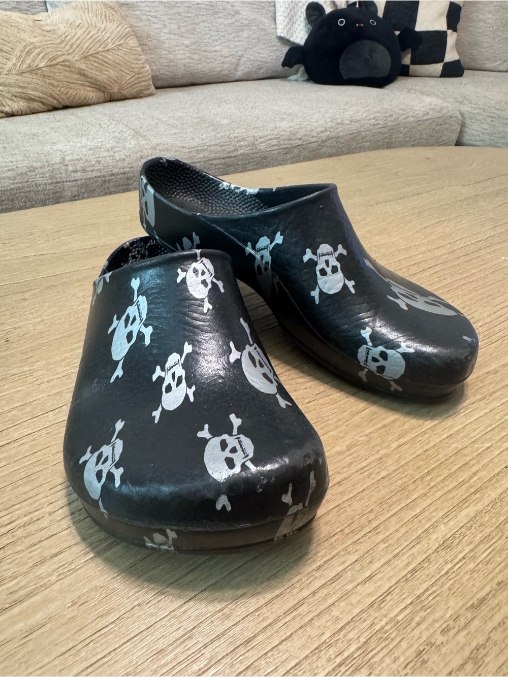 Birkenstock Super Birki Germany Professional Clogs - Skull and Bone Print